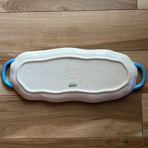 Multicolored Ceramic Serving Tray from Bella Casa by Ganz - Picture 4 of 7